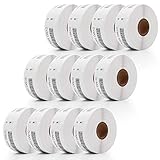COLORWING Compatible Address Labels Replacement for 1-1/8" x 3-1/2" Dymo 30252 Labels 28mm x 89mm, 350Labels/Roll, 12 Rolls, for Dymo LabelWriter 450 and 450 Turbo Printer