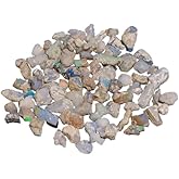 Gemkora 100 carats Raw Opal Gemstone and Crystals, Wholesale Lot, Gemstone, Rough Crystals, Rock Stones, Jewelry Making Supplies, DIY & Crafts (B Grade)
