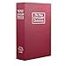 Champs Dictionary Diversion Book Safe with Key Lock for Home, Business [Red, Metal, Large Size, 10.4in x 2.55in x 7.87in]