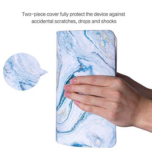 MacBook Air 13 Inch Case, TeenGrow Rubberized Plastic Protective Hard Laptop Case Shell with Keyboard Cover & Screen Protector for Mac Air 13" (Model: A1369/A1466), Blue River Sand