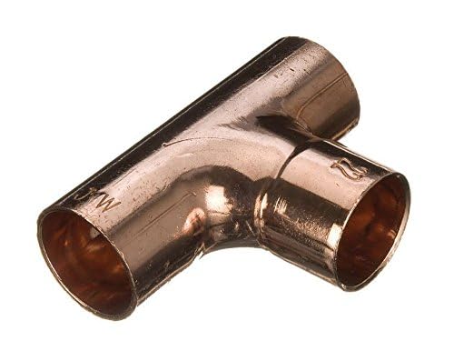 22mm Swept Tee - End Feed