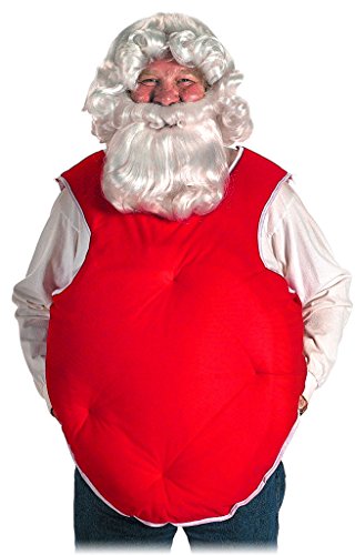 Halco Santa Suit Red Belly Stuffer, Red, One Size