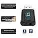 WATOE Bluetooth Adapter Transmitter Receiver 2 in 1 Wireless Adapter with 3.5mm AUX USB Bluetooth 5.0+EDR Adapter for Car Headphones PC TV Home Stereothumb 2