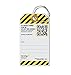 Dynotag Web Enabled Smart ID Tag, PROTAGZ Series MEGA Size Luggage Tag w. Double Steel Loops with DynoIQ & Lifetime Recovery Service (Bumblebee)