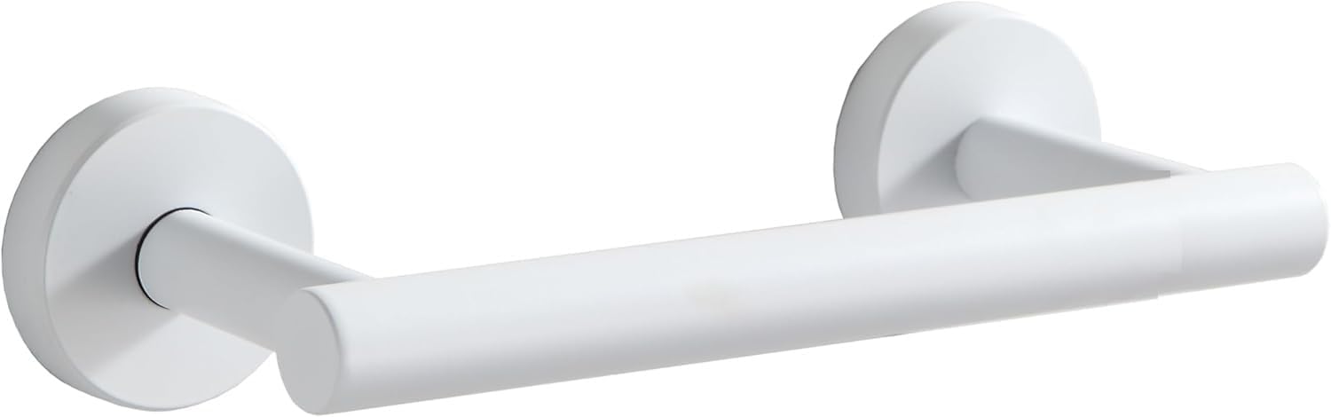 YUET Towel Rail 23CM Matte Black Hand Towel Holder Bar Bathroom Holders For Bathrooms Kitchen Dish Cloths Hanger 304 Stainless Steel RUSTPROOF Wall Mounted 9'' White