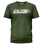 G.I. Joe Retro Logo Adult Heather Green T-Shirt