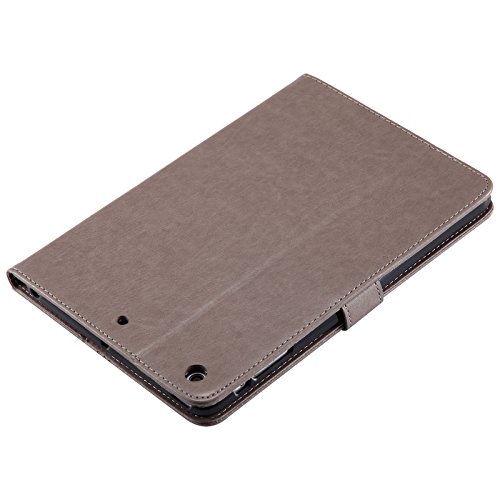 iPad Mini 2 Mini 3 Case, LittleMax(TM) Lightweight PU Leather Flip Stand Embossed Cat & Tree Case Smart Cover with Auto Wake/Sleep for Apple iPad Mini 3/2/1 [One Free Stylus Pen]-#2 Gray - Thumbnail 5