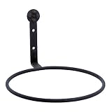 Achla Designs SFR-08 Wall Bracket, 8 inch Flower Pot Ring, 8-inch, Black