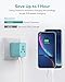 Xcentz Universal Travel Power Adapter, 4-USB 4.8A Wall Charger AC Plug, Travel Accessories Essentials Gifts for Women Girl Worldwide Power Adapter for EU UK AU US Cell Phone Tablet Laptop