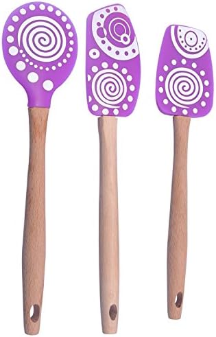 Professional Silicone Spatula Heat Resistant Set of 3