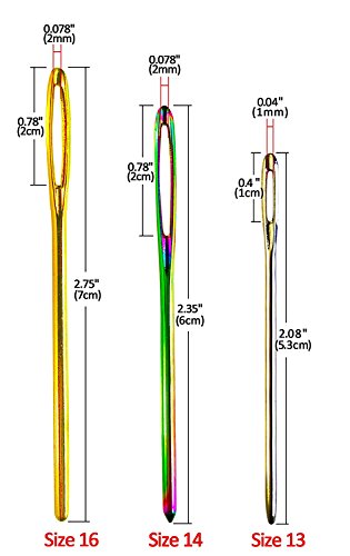 2 Fairycece+12+Pack+Darning+Needles+Tapestry