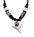 Shark Tooth Ohm Beads Necklace Handmade Hawaiian Style Beach Boys Girls Unisex