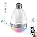 LightStory Bluetooth Light Bulb Speaker, 8W E26 Base RGB Color Changing LED Music Bulb, Multicolor Wireless Bluetooth Stereo Speaker Bulb,BL06A