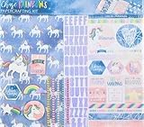 Chase Rainbows Unicorn 12x12 Scrapbooking Page Kit, Planners, Journals, Scrapbooks, Photo Journals