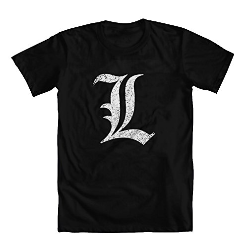 GEEK TEEZ Calligraphy L Men's T-Shirt Black Small
