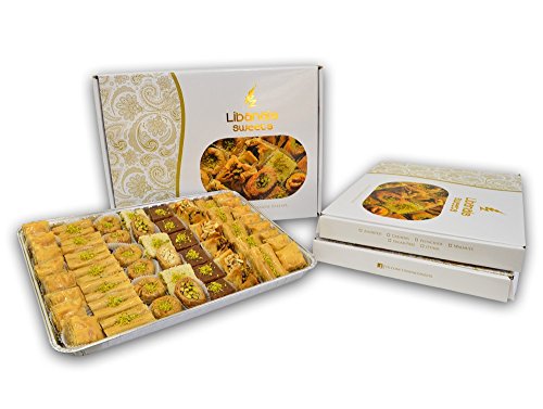 2 Libanais+Baklava+Assortment+63+Pc