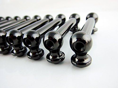 Goedrum 10 Double End Drum Tube Lugs without Mounting Screws - 55.56mm - Black Nickel