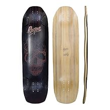 Rayne Longboards Darkside - Tabla de Longboard (Fibra de Vidrio de bambú, 86,36 cm)