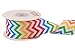 LaRibbons 1-1/2 inch Wide Chervon Zigzag Printed Grosgrain Ribbon by 10 Yard Spool (008 Rainbow)