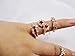 AIHIQI Fashion Wholesale Lots 100pcs Colorful Rhinestone Ring for Women Girl Gift