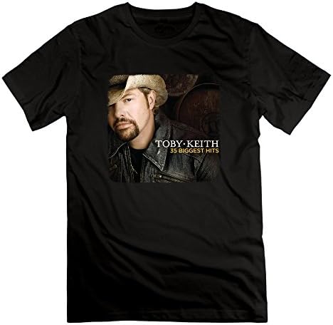 Mens Toby Keith 35 Biggest Hits Basic Cotton T-Shirt