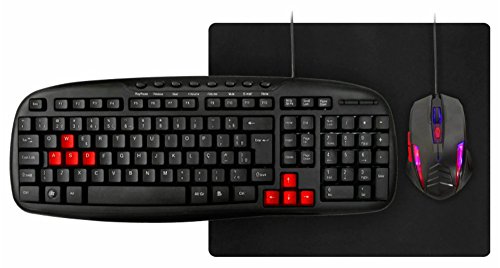 Kit Gamer K-Mex - Teclado Gamer + Mouse Gamer + Mousepad - 1600dpi