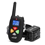 PESTON Dog Training Collar, Shock Collar for Dogs - Rechargeable and Waterproof, All Size Dogs (10Lbs - 100Lbs), 1000 Foot Range
