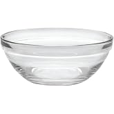 Duralex Lys clear Stackable Bowl, Diameter - 5 1/2&rdquo;, Height - 2 1/4&rdquo;, Capacity -16 7/8 oz - 50 cl, pack of 6
