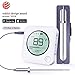 Meat Thermometer, Bluetooth Wireless Digital Grill Thermometer,Smart BBQ Thermometer with 6 Upgraded Stainless Steel Probes, APP Remote Alarm Monitor for Grilling, Smoker Oven BBQ and Cooking