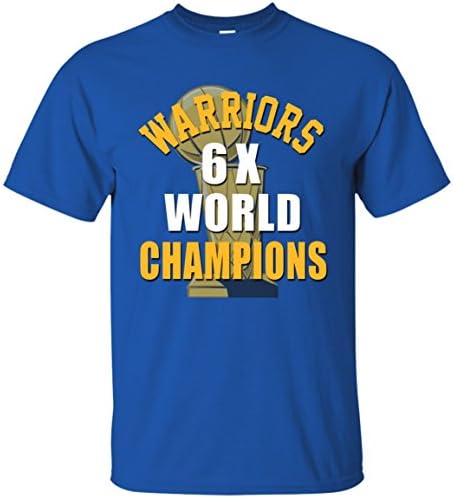Radical Apparel Royal Golden State Championship Shirt - 6 Time World Champions