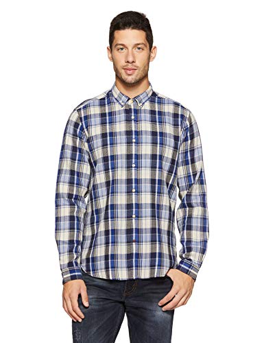blackberrys-Mens-Checkered-Regular-Fit-Casual-Shirt