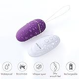 Vivi1990 ERO Wireless 12-Frequency Waterproof Silicone Love Egg for Women