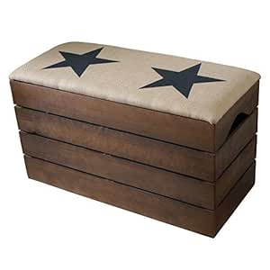 Liza Line BAÚL Grande de Madera (Color Marrón Nogal), Banco de