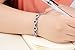 Feraco Womens Blue Sapphire Bracelet for Mom Tennis Cubic Zirconia Bridal Jewelry