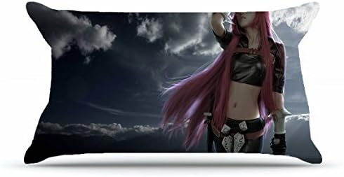 Jarrod King Size 20X36 PillowCase Inches Cotton Pillowcases Decorative Pillow Cover Case with Hidden Zipper Decor Cushion Covers - Nature Clouds clouds cosplay league of legends swords fantasy girls k