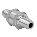 Non Return Valve - Fuel Non Return One Way Check Valve Petrol Diesel Aluminium Alloy (12mm 1/2
