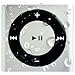 SILVER - 100% WATERPROOF Apple iPod shuffle - waterproofed by UNDERWATER AUDIO for swimming, surfing and dancing in the rain