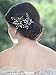 Unicra Wedding Hair Pins Hair Set Jewelry Decorative Wedding Hair Accessories for Brides and Bridesmaids Pack of 2 (Silver)