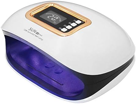 Lknjll センサーの設定4タイマー付きジェルネイルuvランプ ジェルネイルポリッシュマニキュアプロフェッショナル