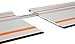 WEN 36050-2P 55-Inch Track Saw Track Guide Rail with Adapters (2-Pack)
