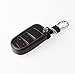 9 Moon Leather Car Key Chain Key Case For Dodge Journey 2012 2013 2014-Black With Red Line