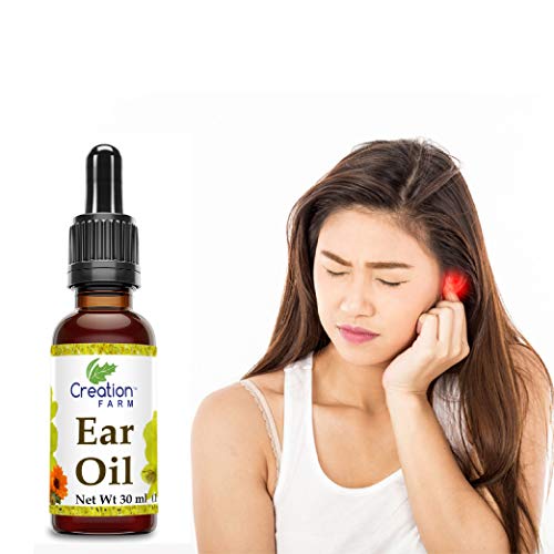 Creation Farm Ear Oil Drops with Mullein, Calendula, St Johns Wort, All