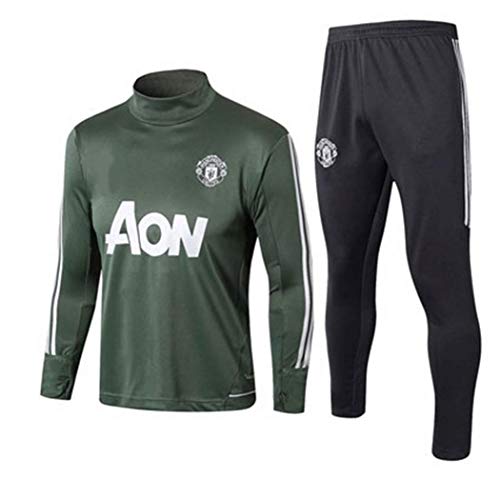 LISIMKE Manchester United Club Long Sleeve Jersey Football Suit Team Play Competition Training Sweatshirt Jacket