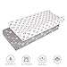 Boritar Changing Pad Covers Soft Stretchy Jersey Knit 2 Pack, Semi-Waterproof Chang Table Covers for Boys with Grey Arrow and Circle Printed