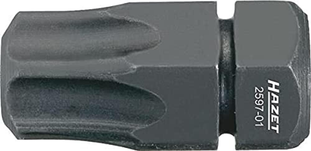 HAZET 2597-01 18 mm T 45 Torx Profile Bit - Multi-Colour