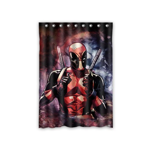 Scottshop Custom Deadpool Window Curtain Thermal Insulated Blackout Window Curtains Drapery/Panels/Treatment Polyester Fabric 52" x 72" Inch