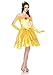 Leg Avenue Disney Princess Belle Costume Dress and Headpiece, Yellow, Small