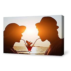 Canvas Wall Art for Living Room,Bedroom Home Artwork Paintings Lovers Ready to Hang - 12x18 inches
