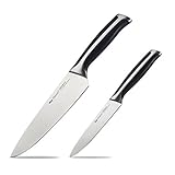 May Fifteenth 2 Pieces Knives Stainless-Steel 8-Inches Chef Knife and 5-Inches Utility Knife 1712K