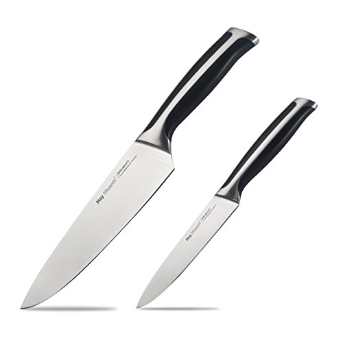 May Fifteenth 2 Pieces Knives Stainless-Steel 8-Inches Chef Knife and 5-Inches Utility Knife 1712K